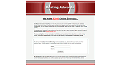 Desktop Screenshot of program.beatingadwords.com